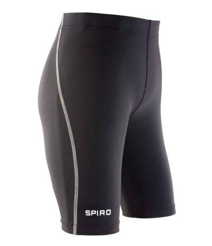 Spiro Kids Base Bodyfit Shorts - Black - 10-12